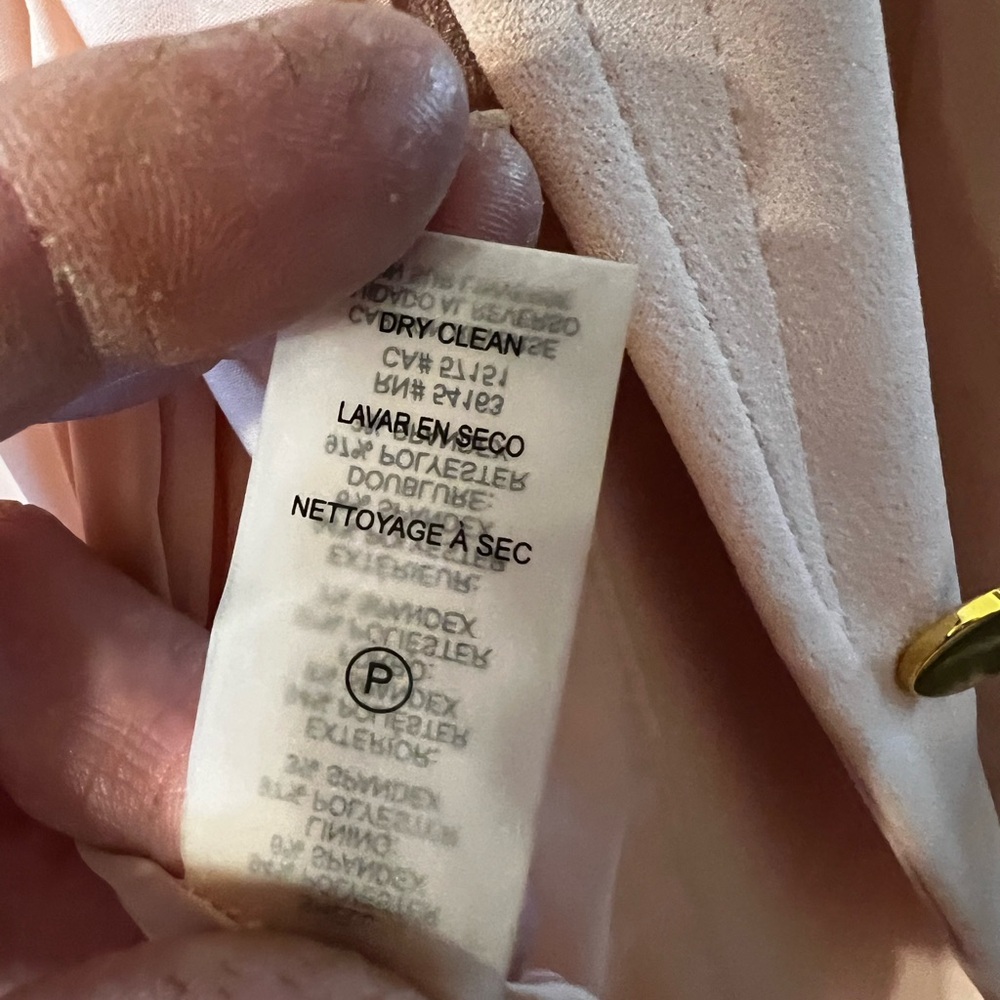 Calvin Klein Women's Blush Pink Blazer 12P - Picture 4 of 5